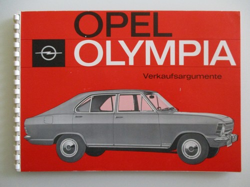 Opel olympia verkaufsargumente - opel,