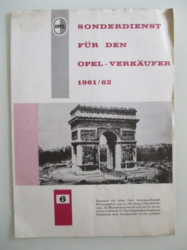 Opel sonderdienst für - sonderdienst, den