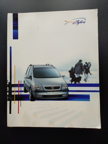 Opel zafira prospektmappe - a,