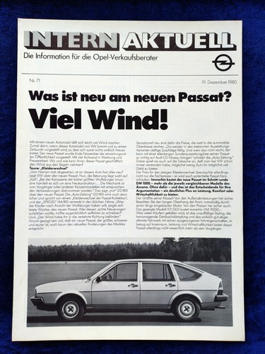 Opel intern aktuell - opel, prospekt